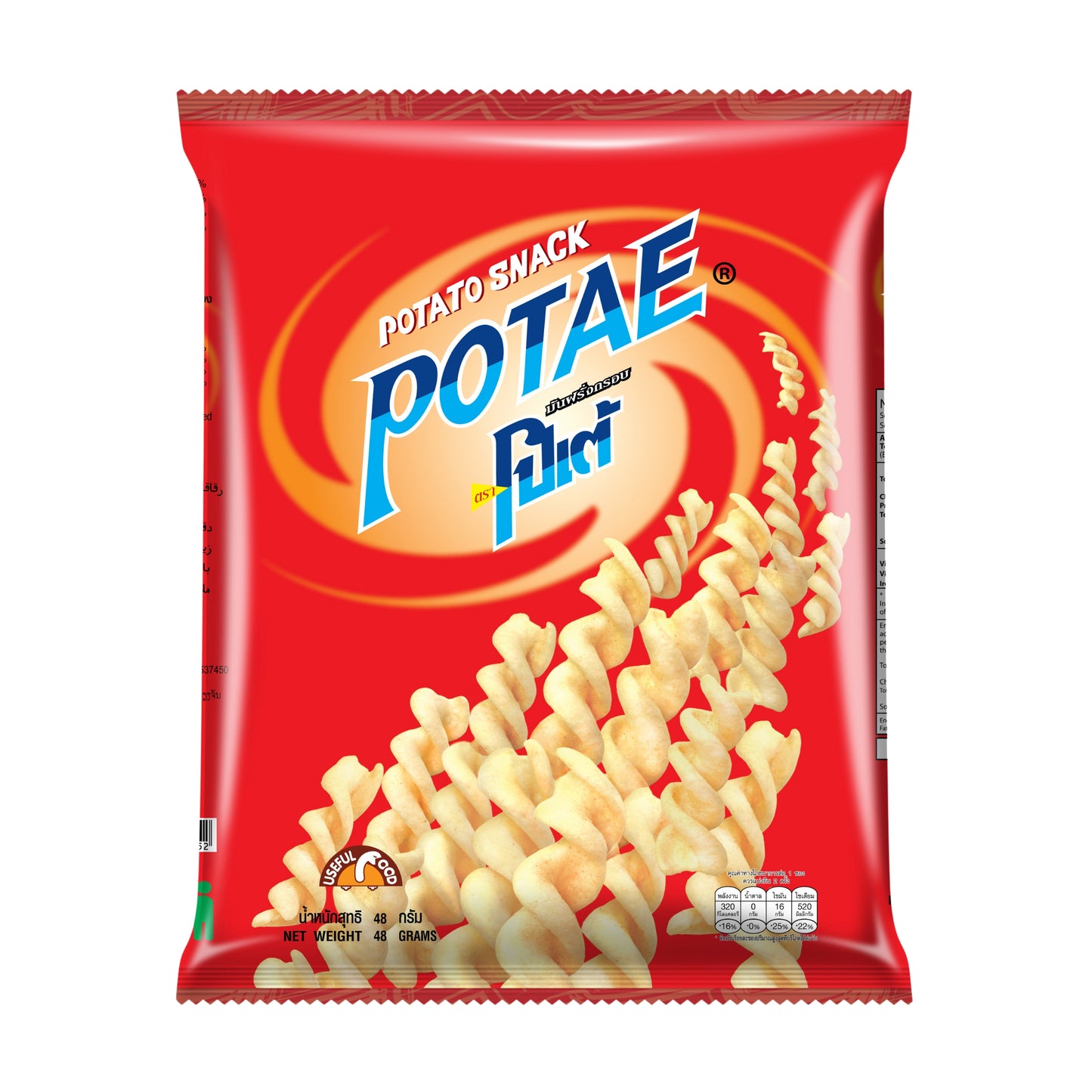 POTATO SNACK 18 x 48g POTAE