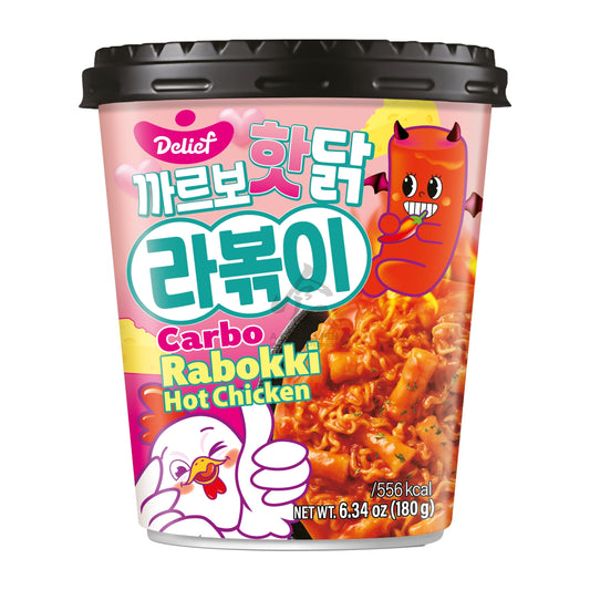 RABOKKI CARBO HOT CHICKEN 24 x 180g DELIEF