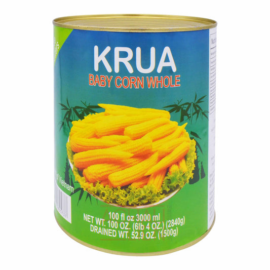 BABY CORN WHOLE 6 x 2.84kg KRUA