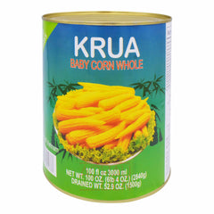 BABY CORN WHOLE 6 x 2.84kg KRUA