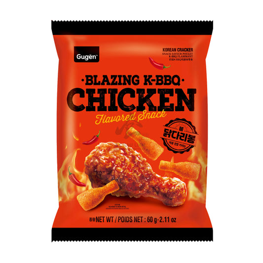 HOT & SPICY DRUMSTICK SNACK 30 x 60g GUGEN