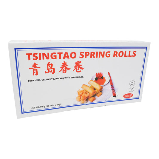 FROZEN TSINGTAO SPRING ROLLS ROUND 10 x 900g TWIN DRAGON