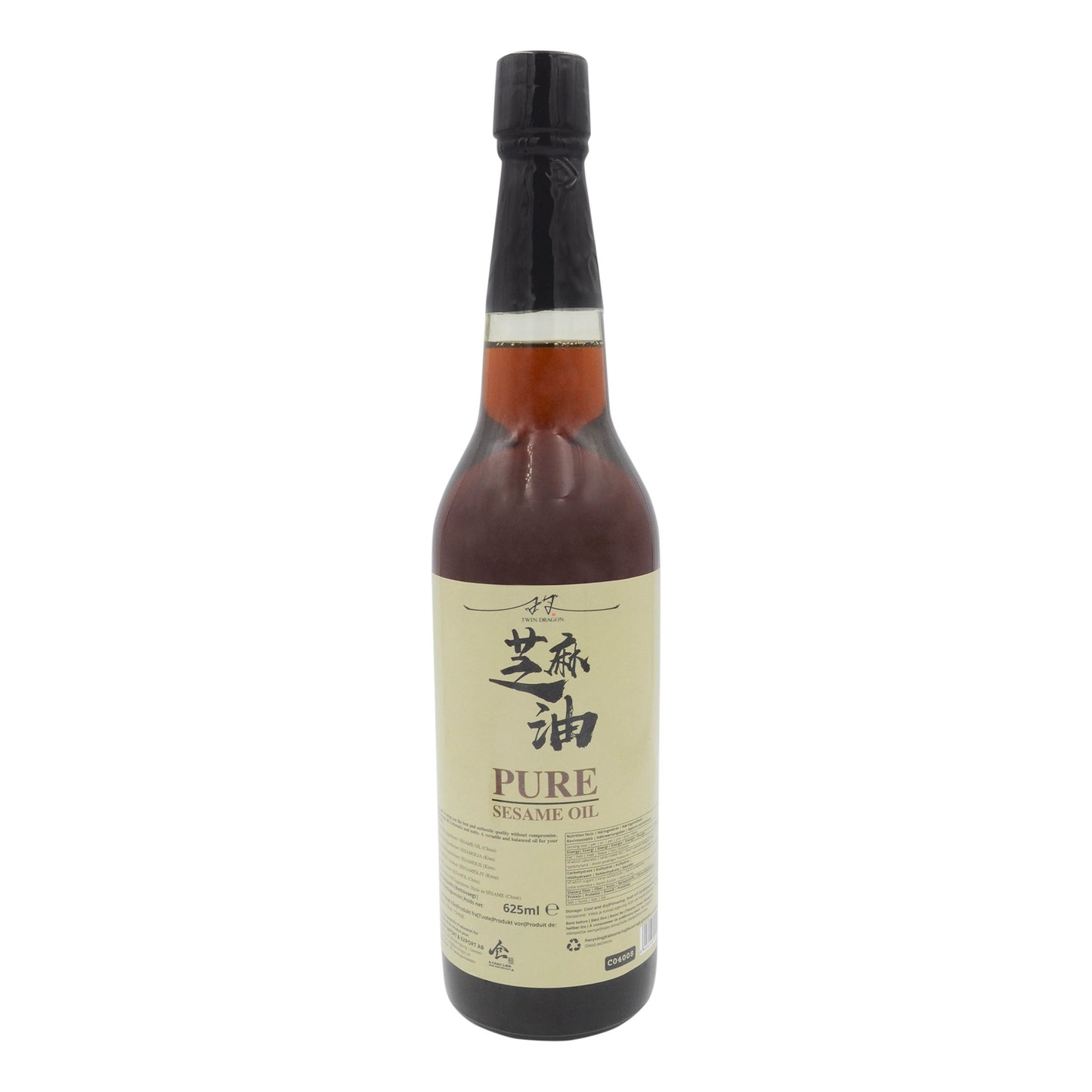 PURE SESAME OIL 12 x 625ml TWIN DRAGON
