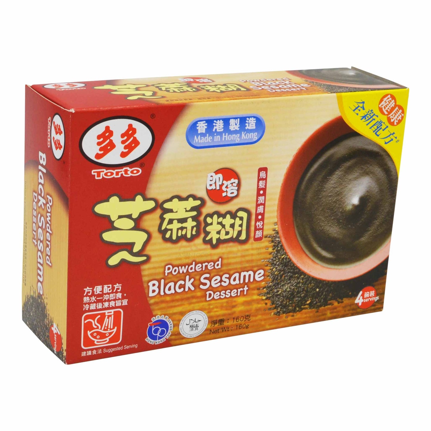 POWDERED BLACK SESAME 20 x 160g TORTO