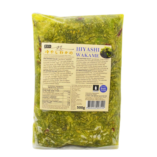 FROZEN HIYASHI WAKAME 20 x 500g TWIN DRAGON