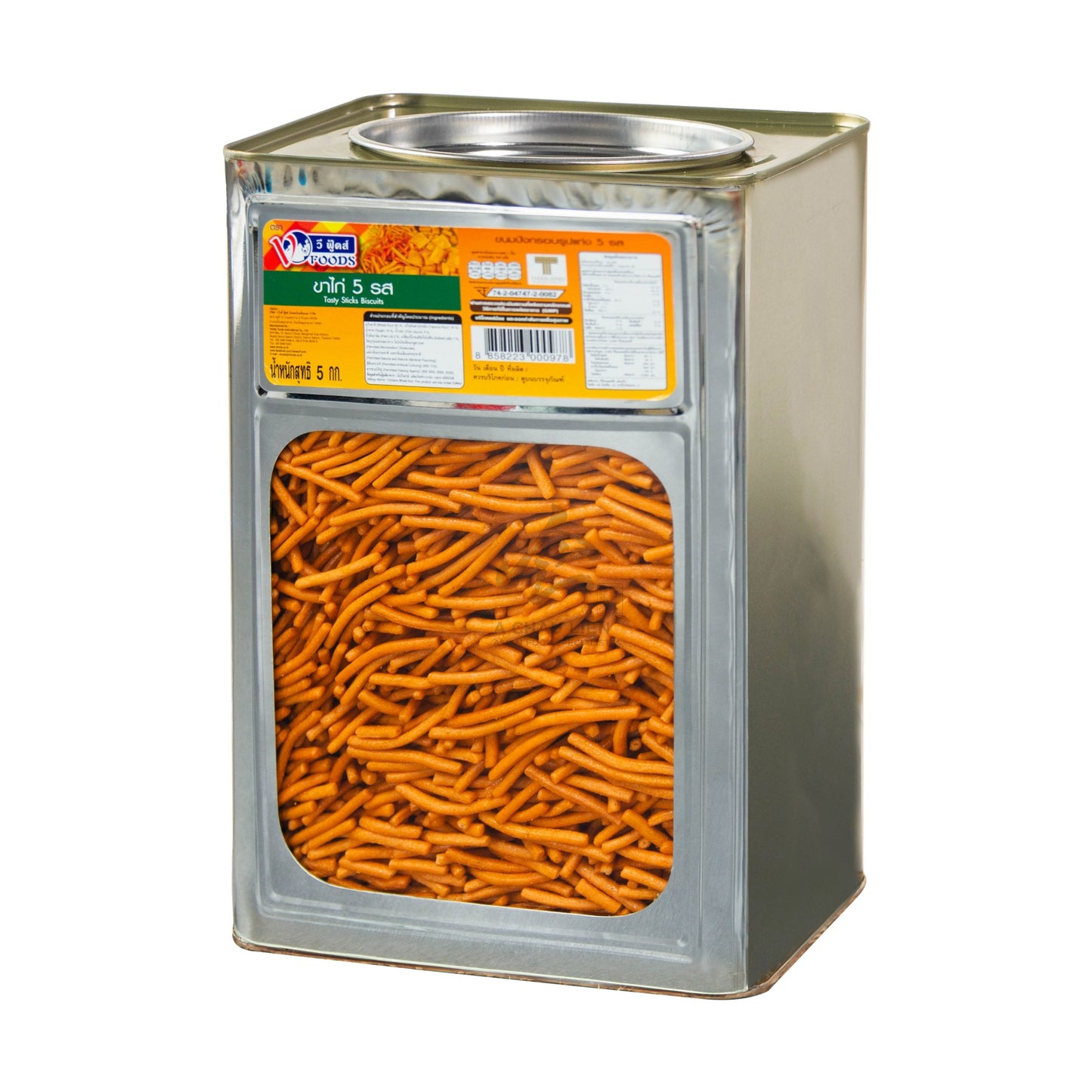 FIVE TASTY STICK BISCUITS 1 x 5kg V-FOODS