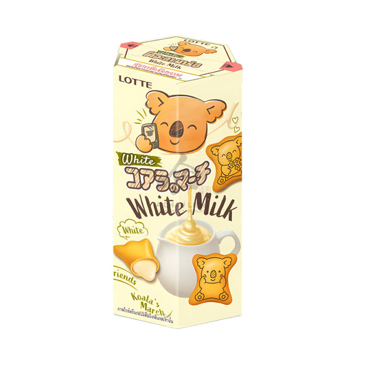 WHITE KOALA'S MARCH BISCUITS WITH MILK CREAM AND CHEESE FILLING (6PCS X 33G) 8 x 198g LOTTE