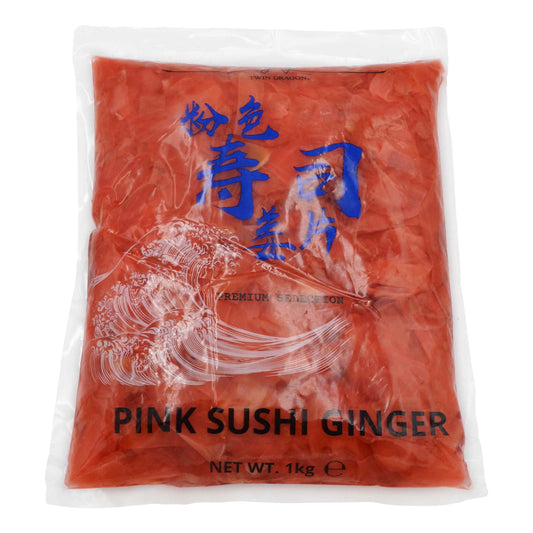 SUSHI GINGER PINK GARI 10 x 1kg TWIN DRAGON