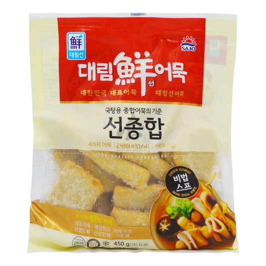 FROZEN FRIED FISH CAKE WITH SOUP (SUNJONGHAP ODEN) 20 x 450g SAJO