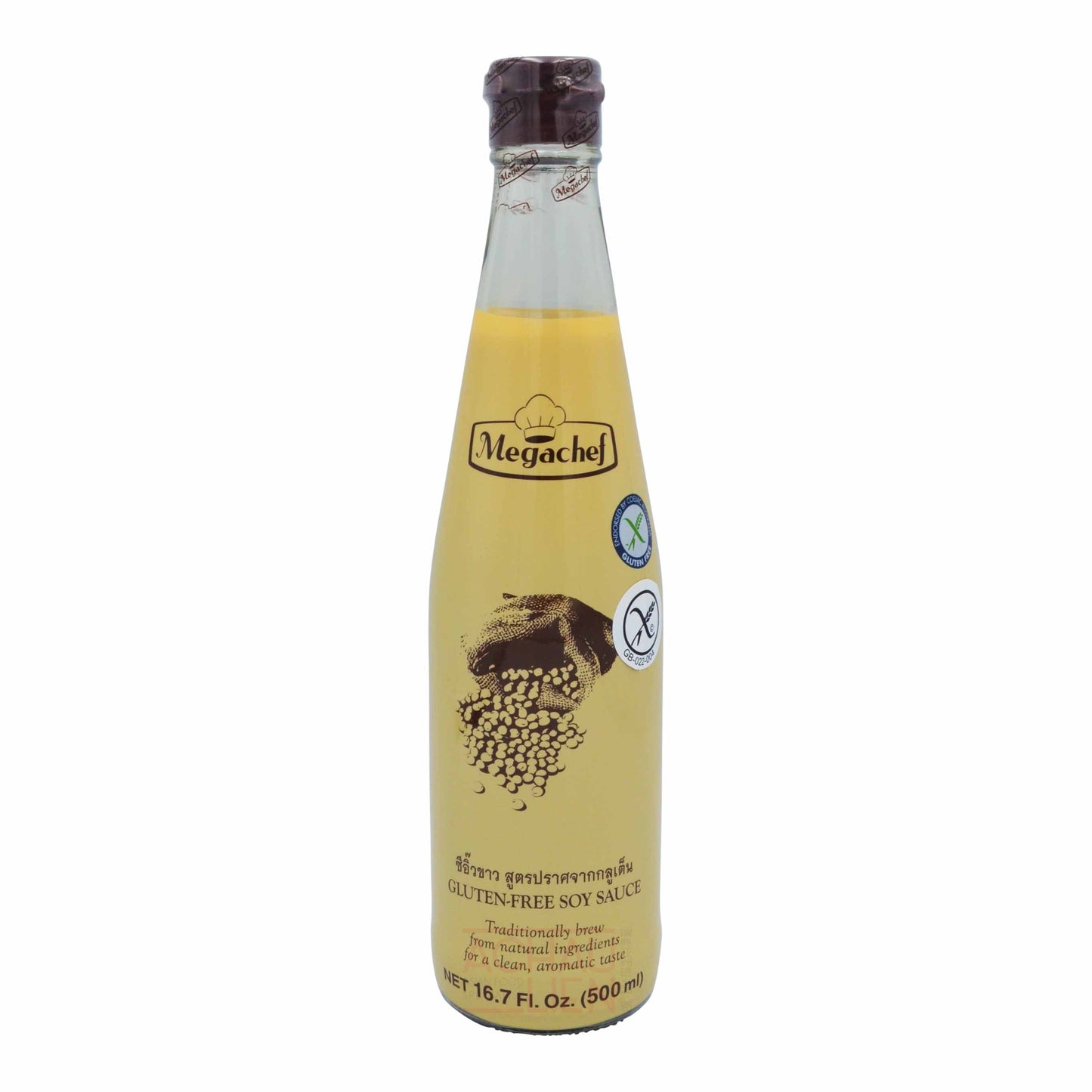 GLUTEN FREE SOY SAUCE 12 x 500ml MEGACHEF