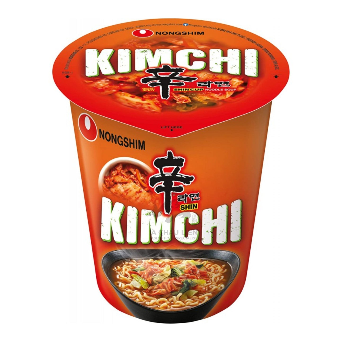 KIMCHI CUP NOODLE 12 x 75g NONGSHIM