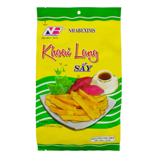 VACUUM FRIED SWEET POTATO CHIPS 25 x 200g NHABEXIMS