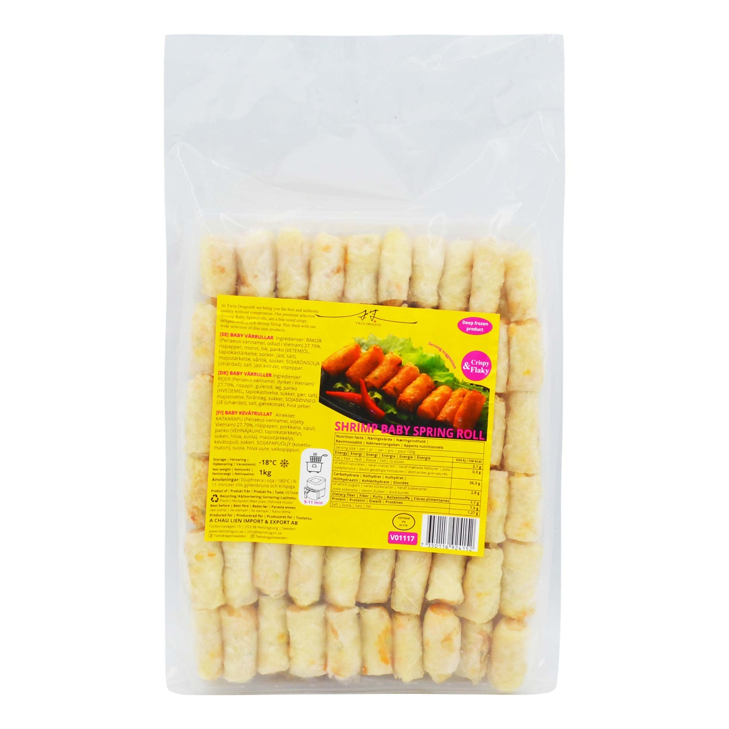 FROZEN TARO PAU 12 x 480g TWIN DRAGON