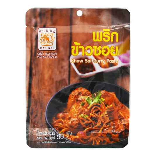 KHAW SOI CURRY PASTE (10PCS X 80G) 12 x 800g MAE NOI