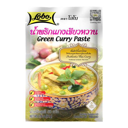GREEN CURRY PASTE 48 x 50g LOBO