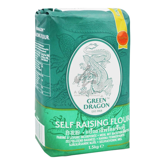 SELF RAISING FLOUR 10 x 1.5kg GREEN DRAGON