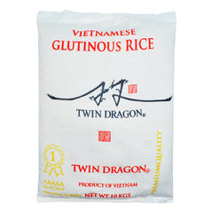VIETNAMESE GLUTINOUS RICE 1 x 10kg TWIN DRAGON