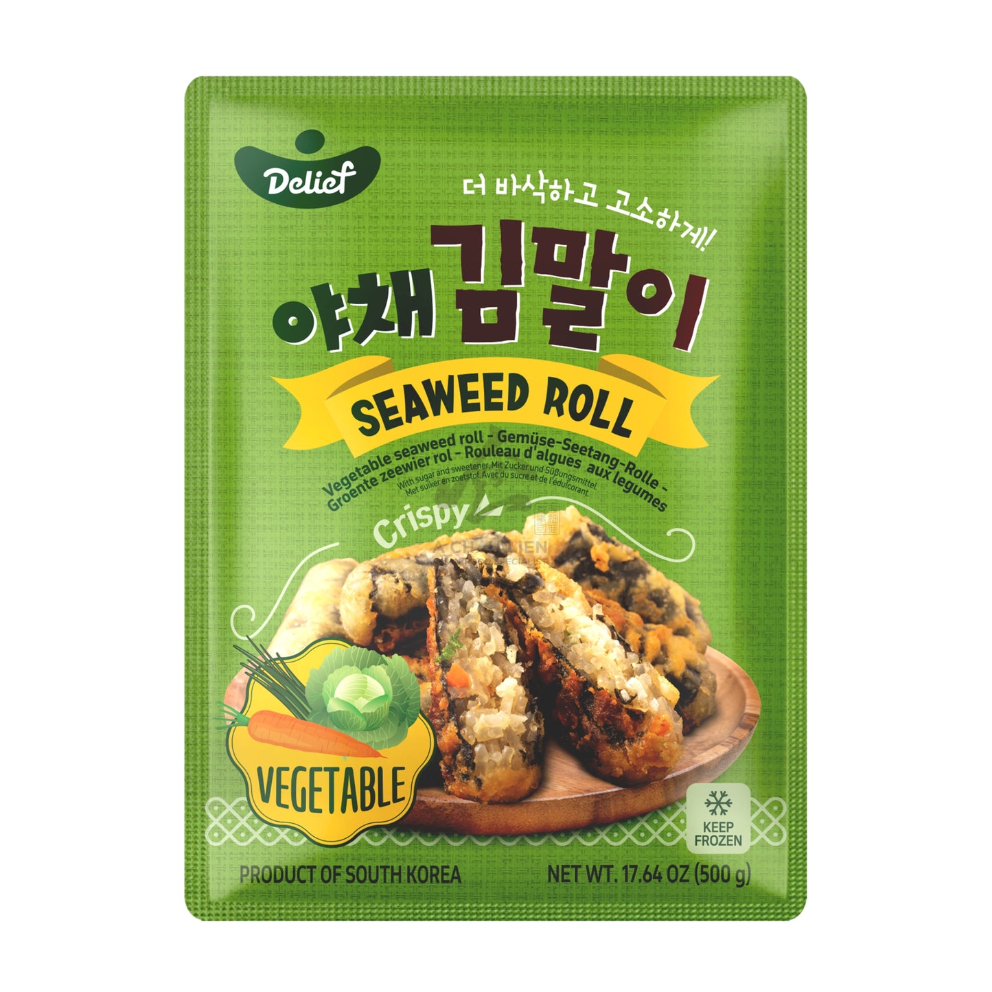 FROZEN CRISPY SEAWEED ROLL 16 x 500g DELIEF