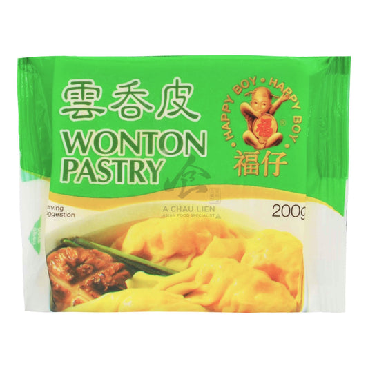 WONTON PASTRY 60 x 200g HAPPY BOY