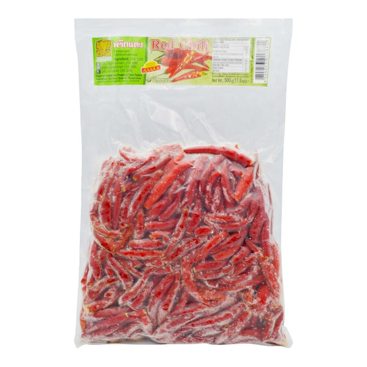FROZEN RED CHILI WITHOUT STEM 24 x 500g CHANG