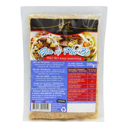 PHO BO SOUP SEASONING 30 x 200g TWIND DRAGON