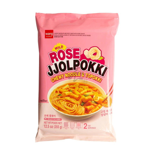ROSE JJOLPOKKI CHEWY NOODLE TOPOKKI KIT 12 x 355g WANG