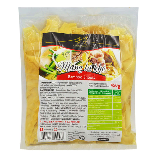 BAMBOO SHOOT DRIED MANG LA KHO 30 x 450g TWIN DRAGON
