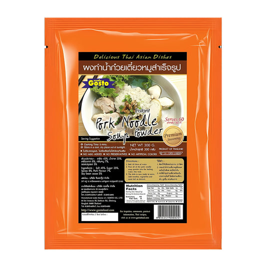 PORK NOODLE SOUP POWDER 30 x 300g GOSTO