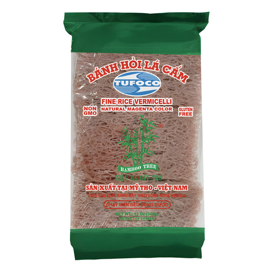FINE RICE VERMICELLI PURPLE 40 x 340g BAMBOO TREE