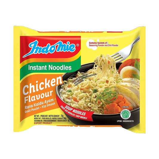 INSTANT NOODLES CHICKEN FLAVOUR 40 x 70g INDOMIE