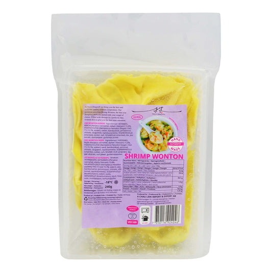 FROZEN SHRIMP WONTON 32 x 240g TWIN DRAGON