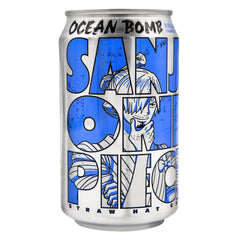 ONE PIECE TROPICAL FRUIT SPARKLING WATER 24 x 330ml OCEAN BOMB