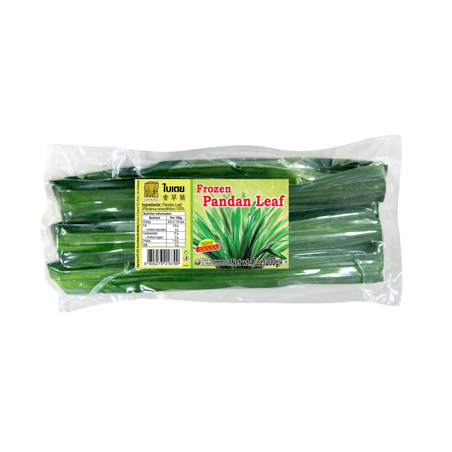 FROZEN PANDAN LEAF "L" 36 x 200g CHANG