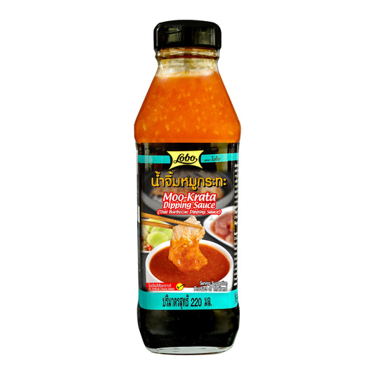 THAI BARBECUE DIPPING SAUCE (MOO-KRATA) 12 x 220ml LOBO
