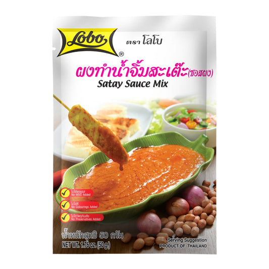 SATAY SAUCE MIX 48 x 50g LOBO