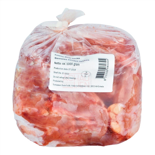 FROZEN DUCK NECK 10 x 1kg LUCKY DUCK