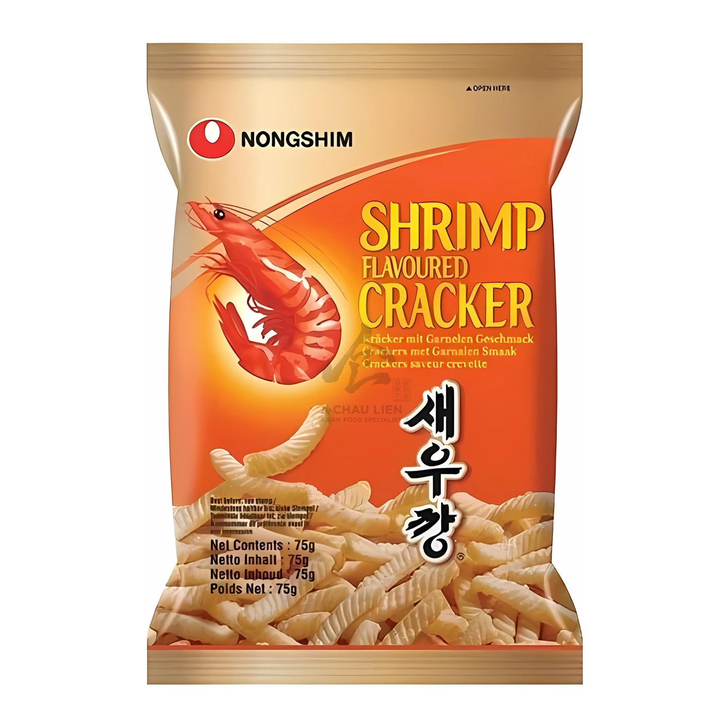 SHRIMP CRACKER ORIGINAL 20 x 75g NONGSHIM