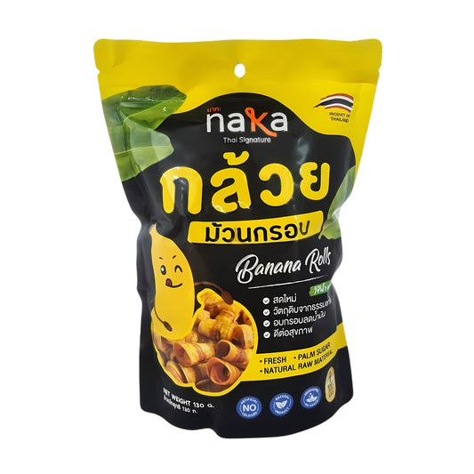 BANANA ROLLS 24 x 130g NAKA