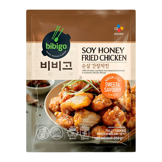 BIBIGO KOREAN STYLE FRIED CHICKEN WITH SOY & HONEY 20 x 350g CJ