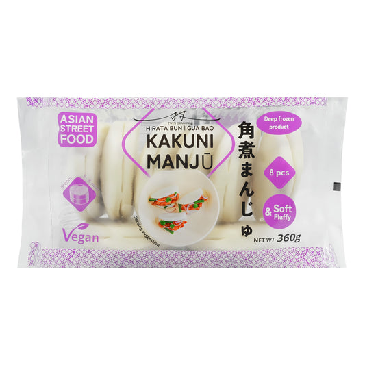FROZEN HIRATA | GUA BAO | BAO BUNS (8 PCS) 9 x 360g TWIN DRAGON