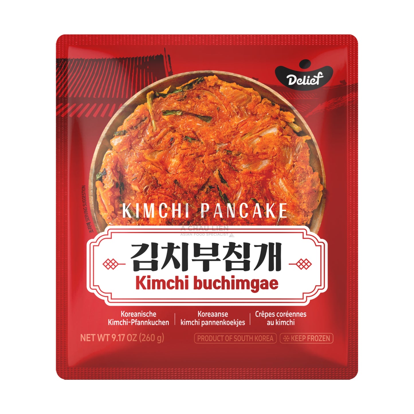 FROZEN KIMCHI PANCAKE 30 x 260g DELIEF