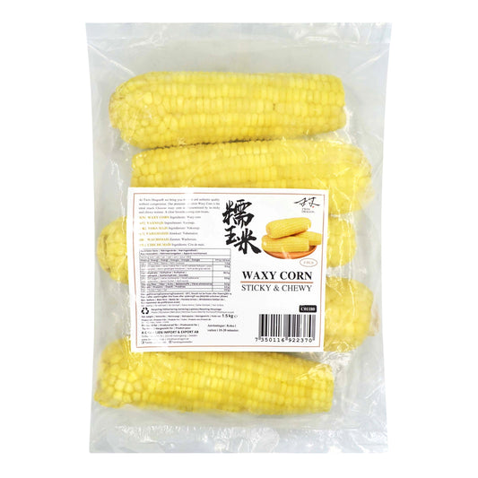 FROZEN WAXY STICKY CORN (5PCS) 8 x 1.5kg TWIN DRAGON