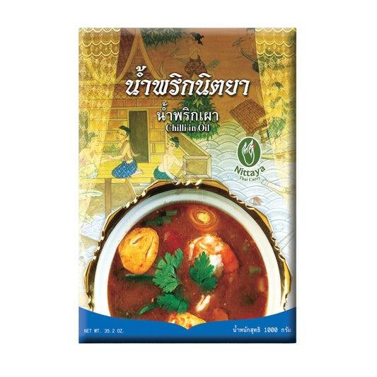 CHILLI IN OIL 10 x 1kg NITTAYA
