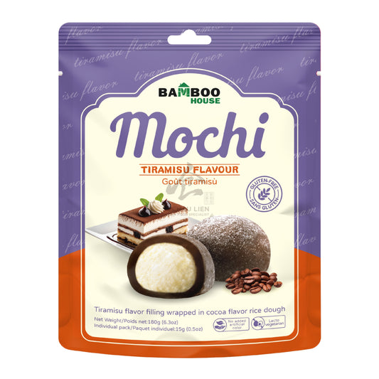 MOCHI TIRAMISU 20 x 180g BAMBOO HOUSE