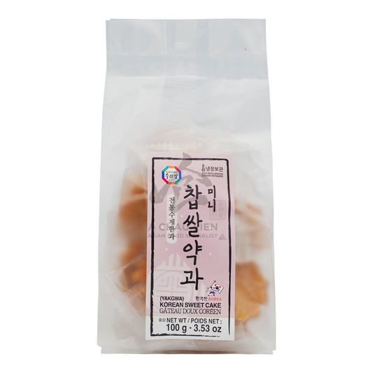 FROZEN KOREAN MINI SWEET CAKE YAKGWA 50 x 100g WANG