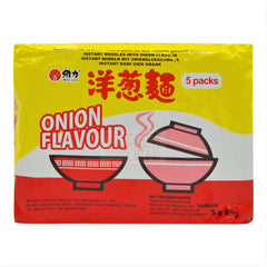 INSTANT NOODLE WITH ONION FLAVOUR (5PCS X 85G) 6 x 425g WEI LIH