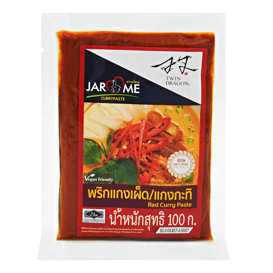 RED CURRY PASTE (100G x 12PCS) 8 x 1.2kg JAROME x TWIN DRAGON