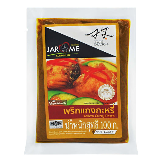 YELLOW CURRY PASTE (100G x 12PCS) 8 x 1.2kg JAROME x TWIN DRAGON