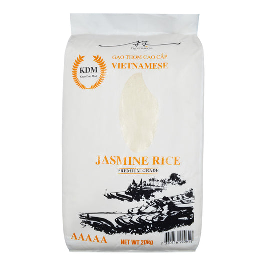 VIETNAMESE JASMINE RICE KDM 1 x 20kg TWIN DRAGON