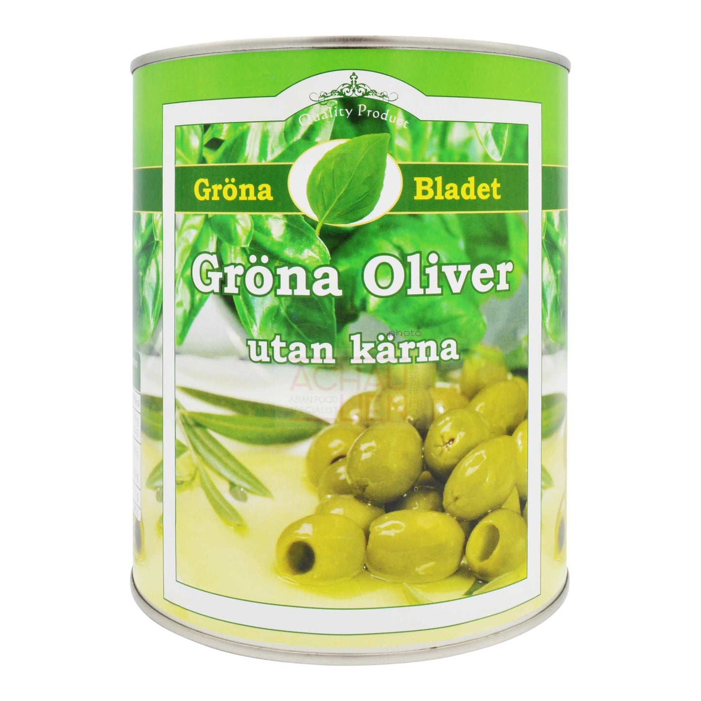 GREEN OLIVES W/O PIT 6 x 3kg GRÖNA BLADET